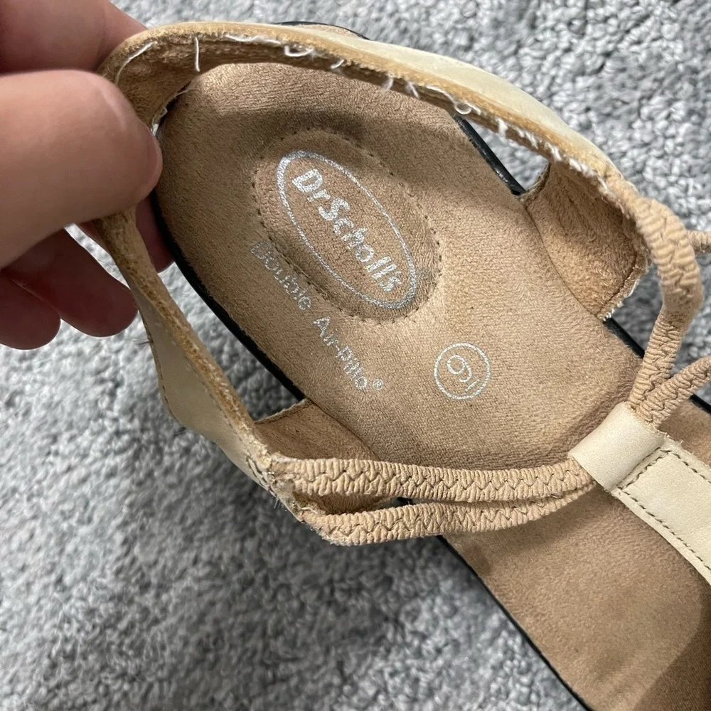 Dr. Scholl’s Double Air-Pillo Low Heel Sandals Size 9